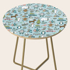 Whimsical Christmas, Sweater Weather, Fa La La La La, Holly Jolly, Holiday Print, Tis The Season Side Table Gallery Image 2