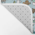 Whimsical Christmas, Sweater Weather, Fa La La La La, Holly Jolly, Holiday Print, Tis The Season Bath Mat Gallery Image 2