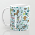 Whimsical Christmas, Sweater Weather, Fa La La La La, Holly Jolly, Holiday Print, Tis The Season Coffee Mug Gallery Image 3