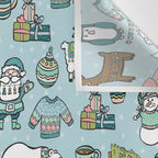 Whimsical Christmas, Sweater Weather, Fa La La La La, Holly Jolly, Holiday Print, Tis The Season Wall Tapestry Gallery Image 3