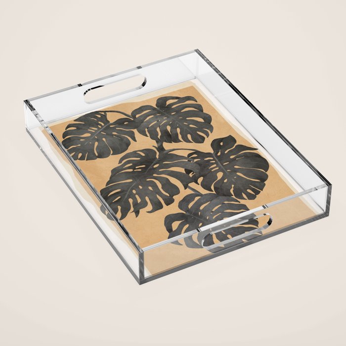 Philodendron III Acrylic Tray Gallery Image 1
