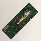1921 Classical Masterpiece 'Flowers and Flames' by Kay Nielsen Yoga Mat Gallery Image 1