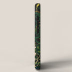 1921 Classical Masterpiece 'Flowers and Flames' by Kay Nielsen iPhone Case Gallery Image 2