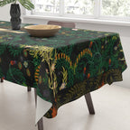 1921 Classical Masterpiece 'Flowers and Flames' by Kay Nielsen Tablecloth Gallery Image 3