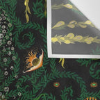 1921 Classical Masterpiece 'Flowers and Flames' by Kay Nielsen Wall Tapestry Gallery Image 3