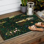1921 Classical Masterpiece 'Flowers and Flames' by Kay Nielsen Outdoor Rug Gallery Image 2