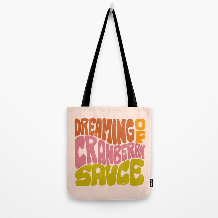 Dreaming of Cranberry Sauce Tote Bag Gallery Image 2