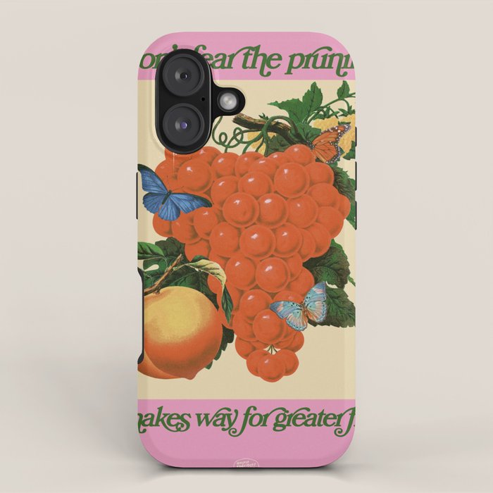 Don't Fear the Pruning - Collage Art iPhone Case Gallery Image 1