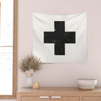 Ski Patrol Sign Wall Tapestry Gallery Image 2