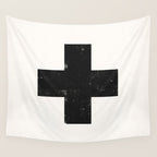 Ski Patrol Sign Wall Tapestry Gallery Image 4