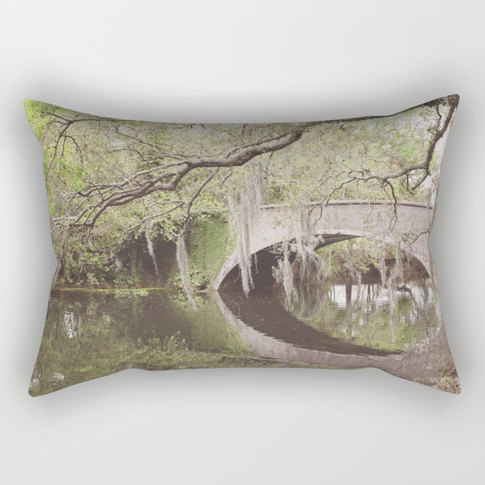 Audubon Park Reflections x New Orleans Photography Rectangular Pillow Gallery Image 2