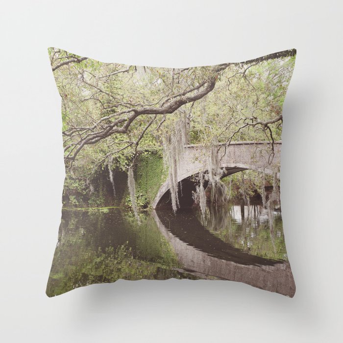 Audubon Park Reflections x New Orleans Photography Throw Pillow Gallery Image 6