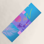 Memphis pattern 80 - 80s / 90s Retro / summer palm tree Yoga Mat Gallery Image 1
