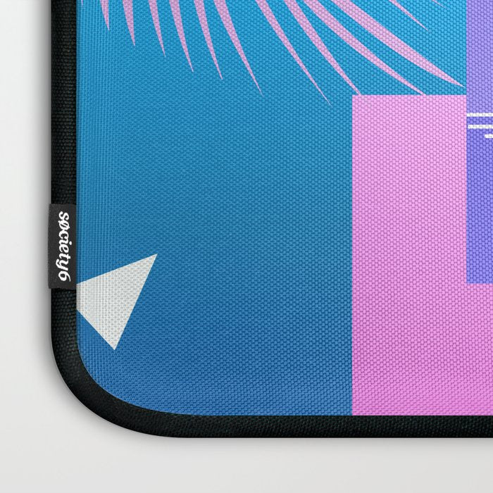 Memphis pattern 80 - 80s / 90s Retro / summer palm tree Laptop Sleeve Gallery Image 3