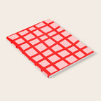 Abstract Plaid red Notebook Gallery Image 2