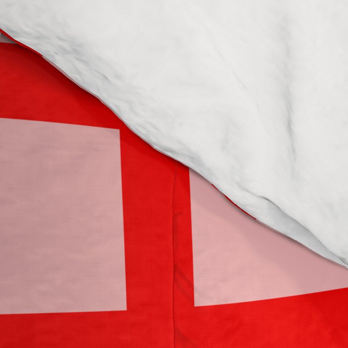 Abstract Plaid red Comforter Gallery Image 4