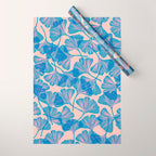 Abstraction_Ginkgo_Pattern_Minimalism_002 Wrapping Paper Gallery Image 1