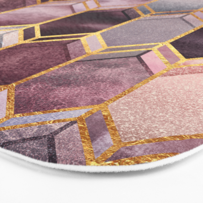 Dreamy Stained Glass 1 Bath Mat Gallery Image 3