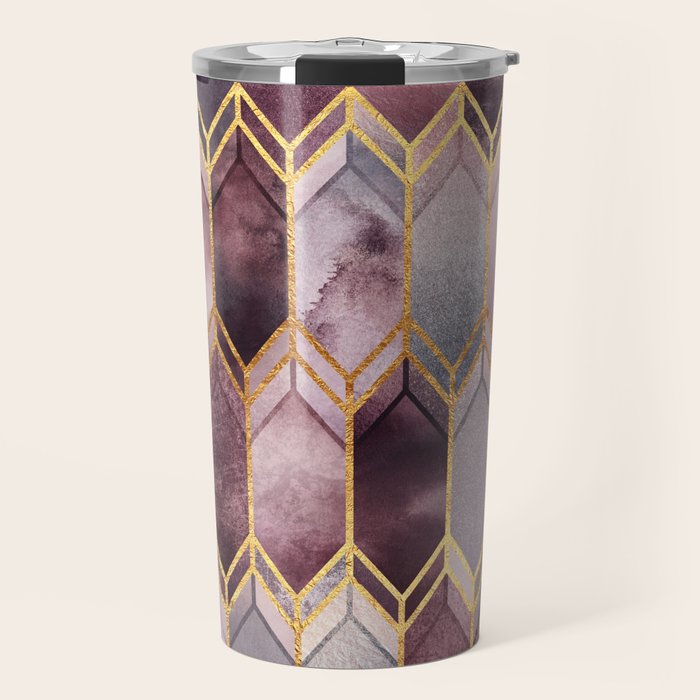 Dreamy Stained Glass 1 Travel Mug Gallery Image 1