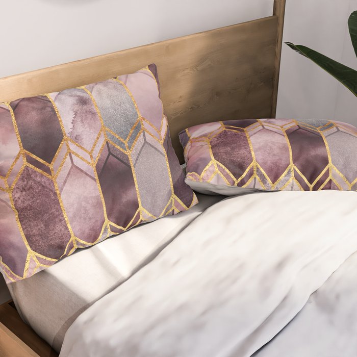 Dreamy Stained Glass 1 Pillow Sham Gallery Image 2