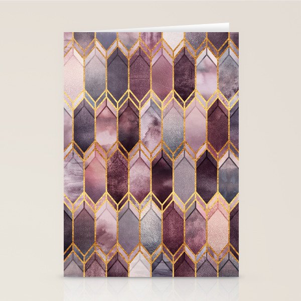 Dreamy Stained Glass 1 Stationery Card Gallery Image 1