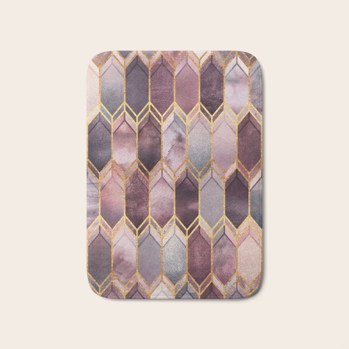 Dreamy Stained Glass 1 Bath Mat Gallery Image 1
