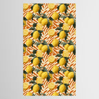 Bold Lemon Citrus Pattern Tablecloth Gallery Image 2