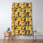 Bold Lemon Citrus Pattern Window Curtain Gallery Image 5
