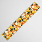 Bold Lemon Citrus Pattern Table Runner Gallery Image 3