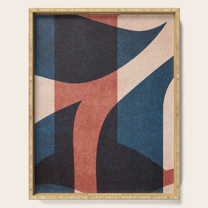 ABSTRACT ALPHABET / Gothic B Serving Tray Gallery Image 1