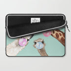 Bubble Gum Gang in Green Laptop Sleeve Gallery Image 2