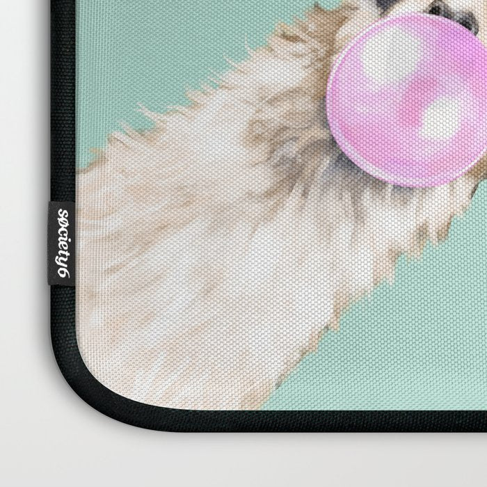 Bubble Gum Gang in Green Laptop Sleeve Gallery Image 3