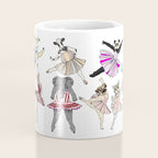 Animal Square Dance Hipster Ballerinas Coffee Mug Gallery Image 4