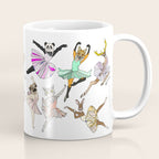 Animal Square Dance Hipster Ballerinas Coffee Mug Gallery Image 1