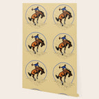Full Moon Bronc & Cowboy Wallpaper Gallery Image 2