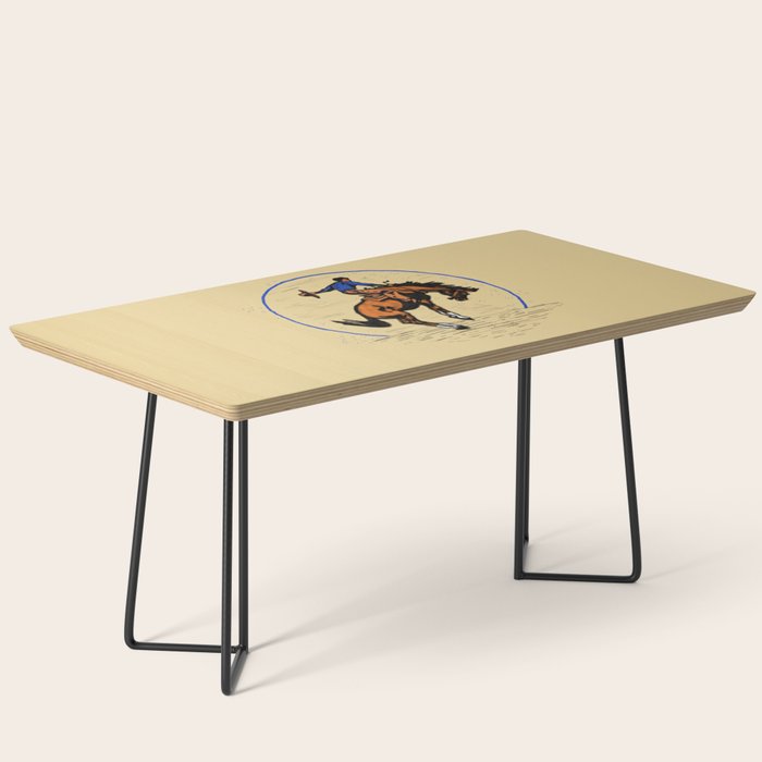 Full Moon Bronc & Cowboy Coffee Table Gallery Image 1