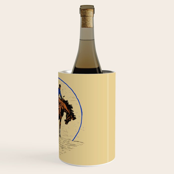 Full Moon Bronc & Cowboy Wine Chiller Gallery Image 3