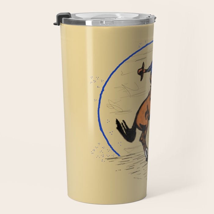 Full Moon Bronc & Cowboy Travel Mug Gallery Image 3