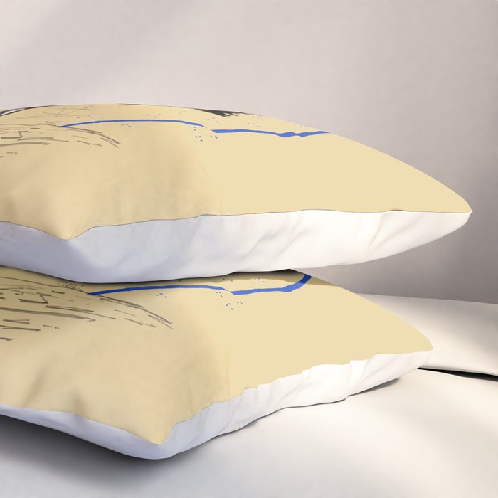 Full Moon Bronc & Cowboy Pillow Sham Gallery Image 3