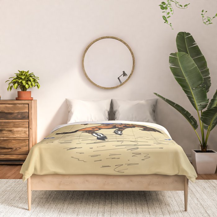 Full Moon Bronc & Cowboy Comforter Gallery Image 3