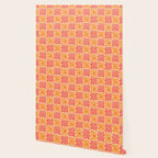 Vintage hippie flower art pattern Wallpaper Gallery Image 2