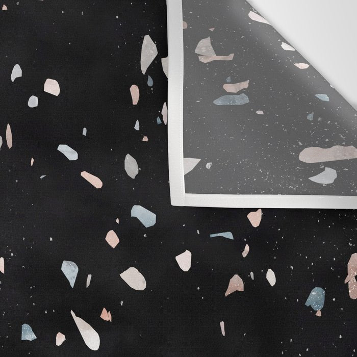 Terrazzo Memphis black galaxy Wall Tapestry Gallery Image 3
