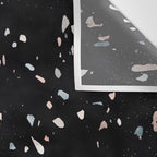 Terrazzo Memphis black galaxy Wall Tapestry Gallery Image 3