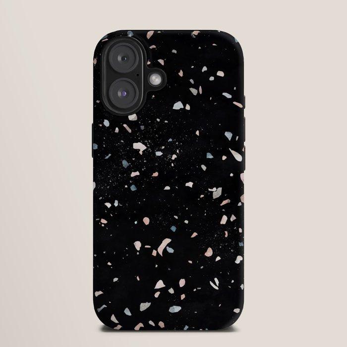Terrazzo Memphis black galaxy iPhone Case Gallery Image 9