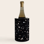 Terrazzo Memphis black galaxy Wine Chiller Gallery Image 1