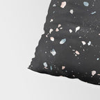 Terrazzo Memphis black galaxy Pillow Sham Gallery Image 4