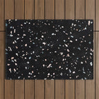 Terrazzo Memphis black galaxy Outdoor Rug Gallery Image 1