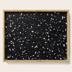 Terrazzo Memphis black galaxy Serving Tray Gallery Image 1