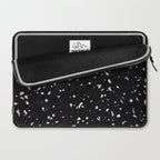 Terrazzo Memphis black galaxy Laptop Sleeve Gallery Image 2
