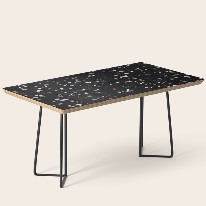 Terrazzo Memphis black galaxy Coffee Table Gallery Image 1